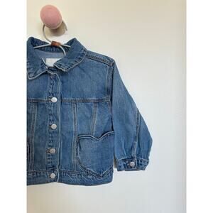 Zara Heart Denim Jacket